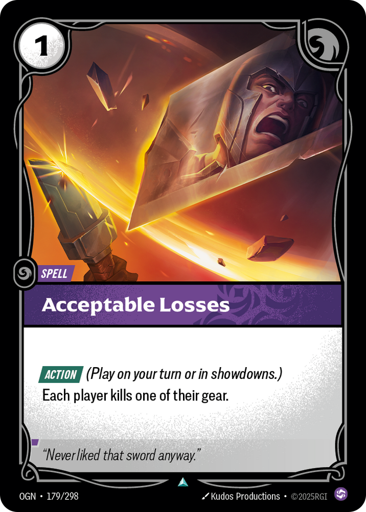 Acceptable Losses (Origins - 179-298)
