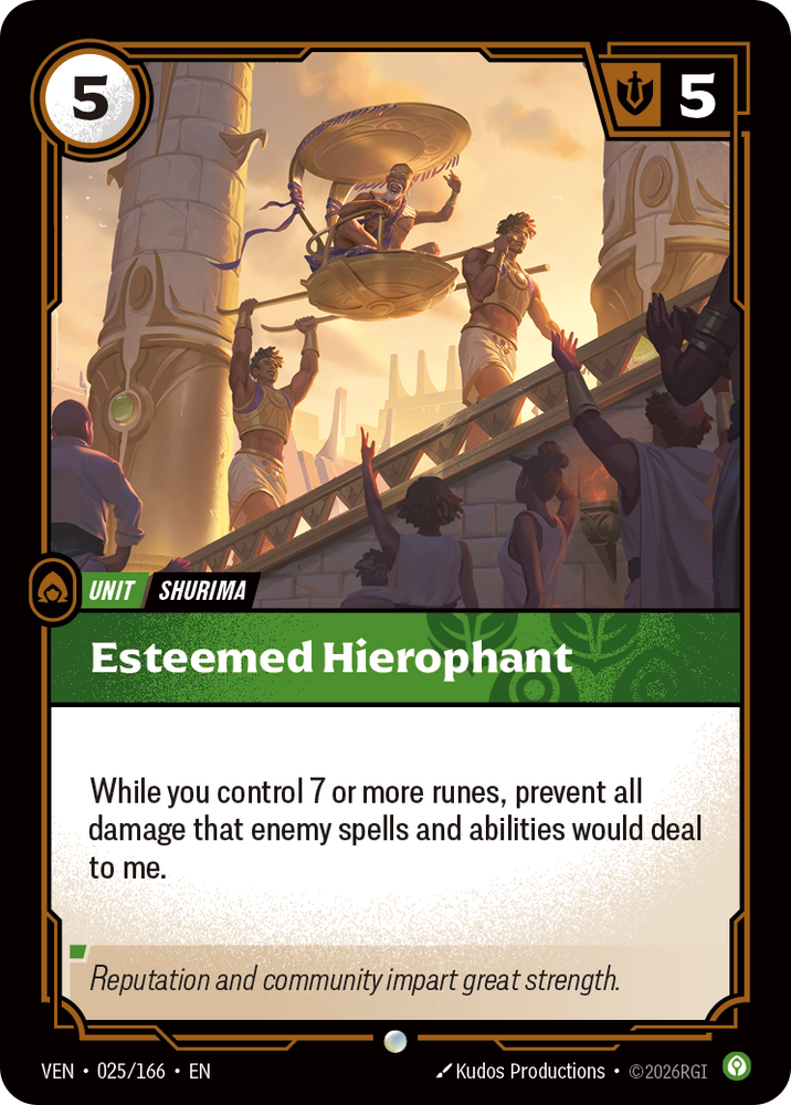 Esteemed Hierophant (Vendetta - 025-166)
