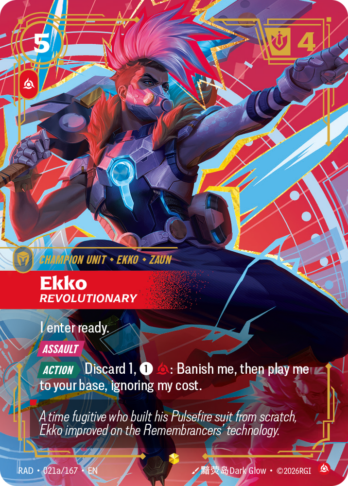 Ekko, Revolutionary (Radiance - 021a-167)
