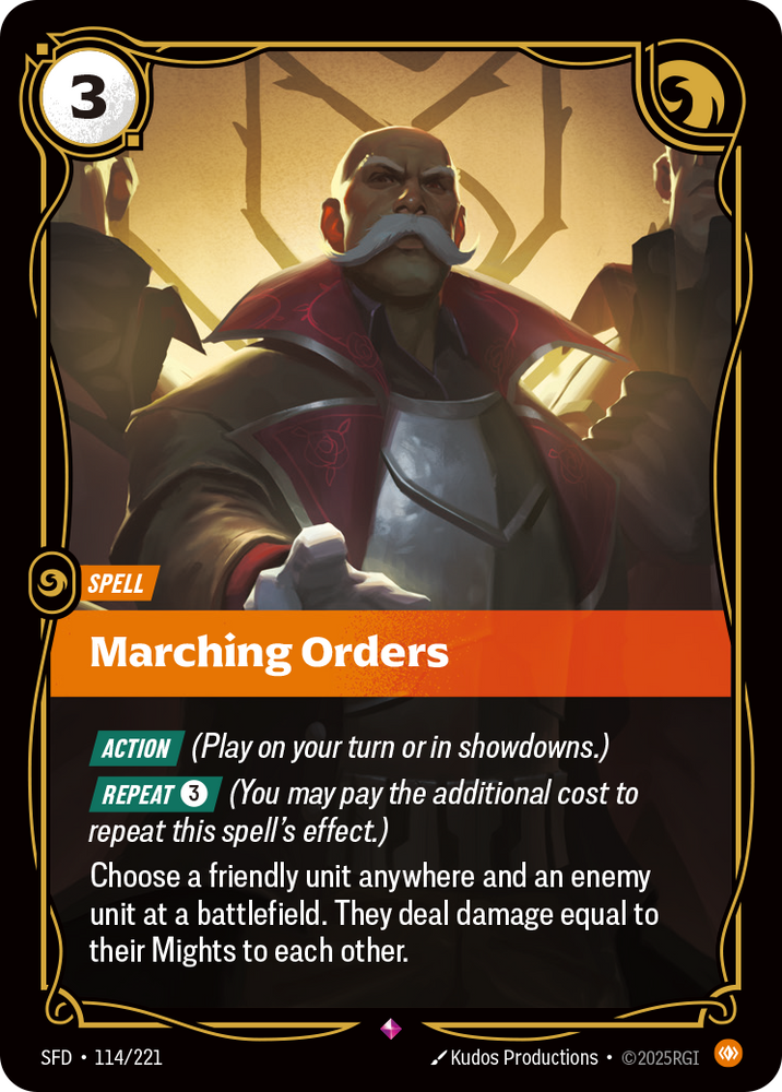 Marching Orders (Spiritforged - 114-221)