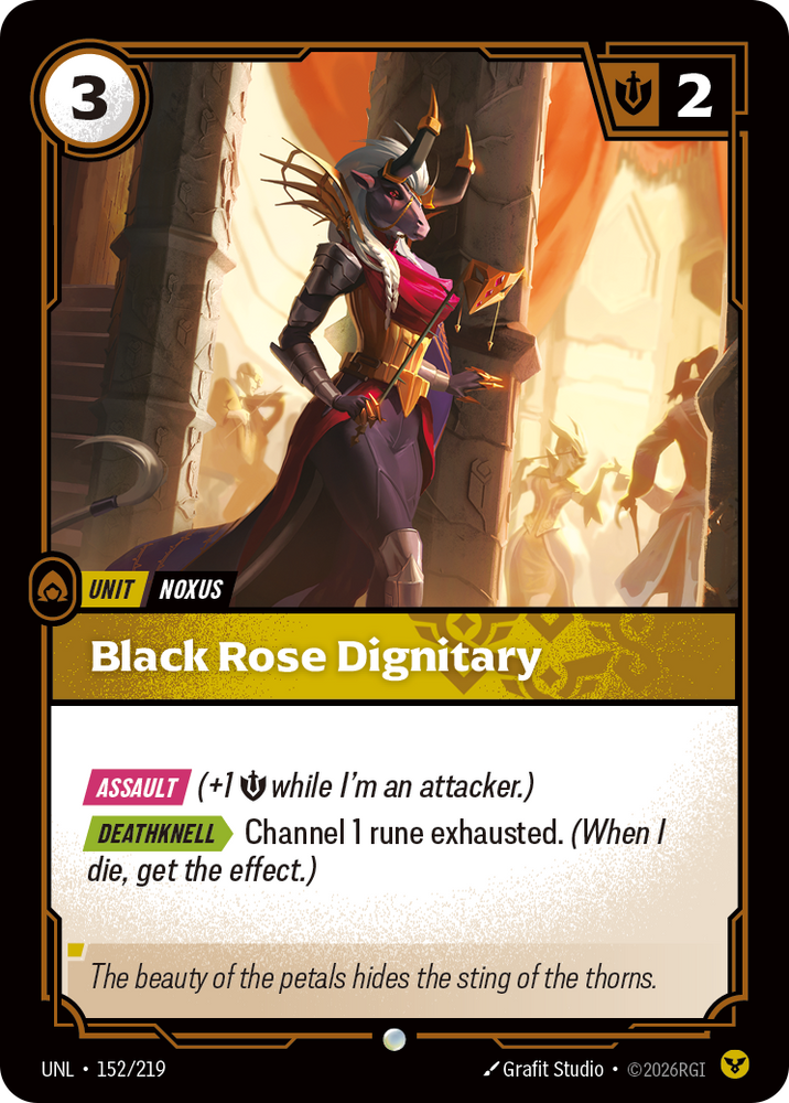 Black Rose Dignitary (Unleashed - 152-219)
