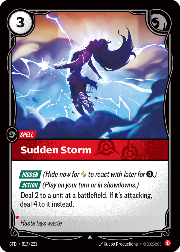Sudden Storm (Spiritforged - 017-221)