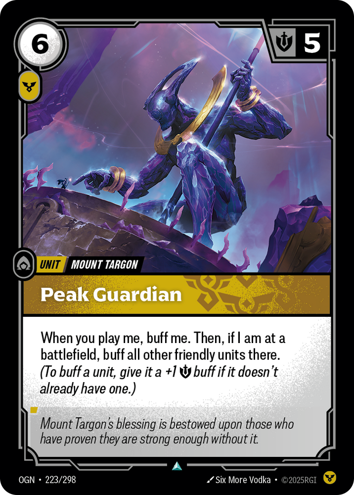Peak Guardian (Origins - 223-298)