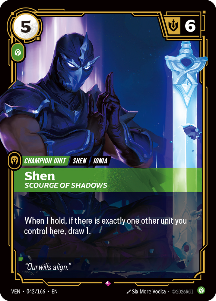 Shen, Scourge of Shadows (Vendetta - 042-166)
