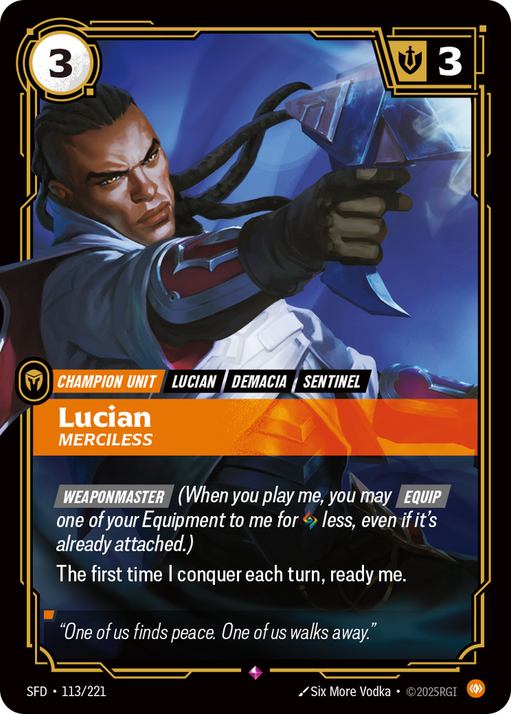 Lucian, Merciless (Spiritforged - 113-221)