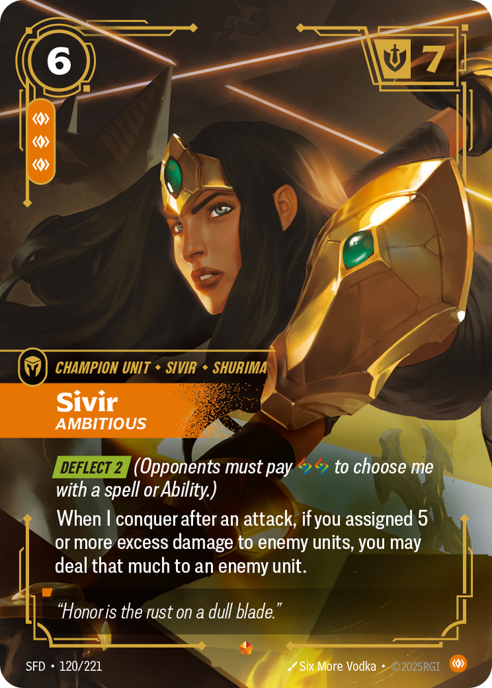 Sivir, Ambitious (Spiritforged - 120-221)