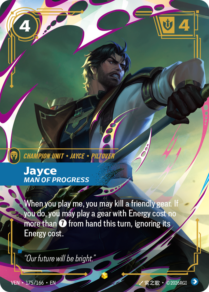 Jayce, Man of Progress (Vendetta - 175-166)