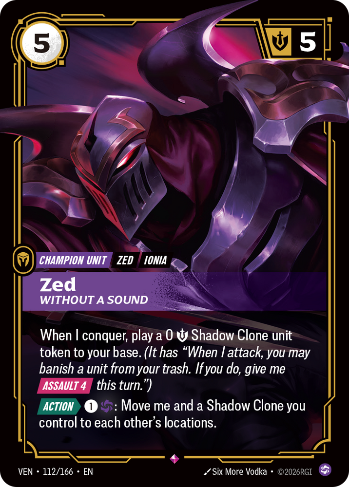Zed, Without a Sound (Vendetta - 112-166)