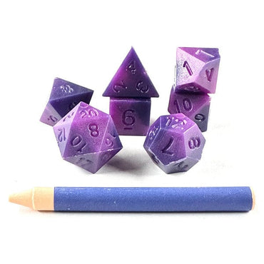 Black Oak Workshop - Advanced Dice & Crayon - Purple Swirl