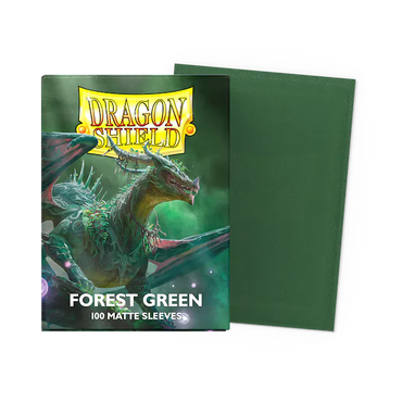 Dragon Shield - Forest Green Sleeves