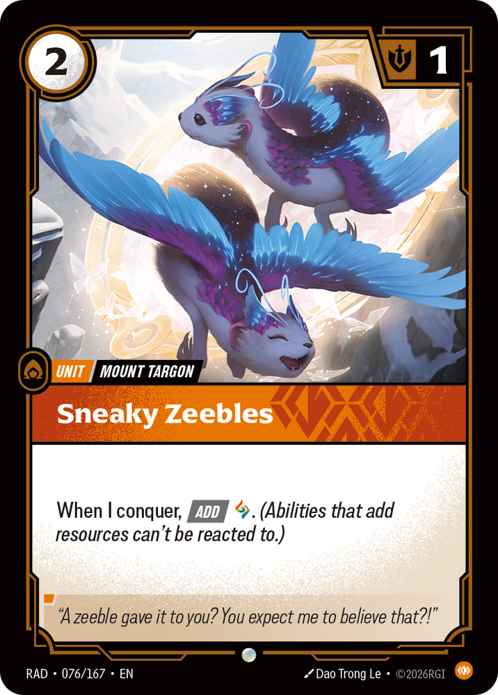 Sneaky Zeebles (Radiance - 076-167)
