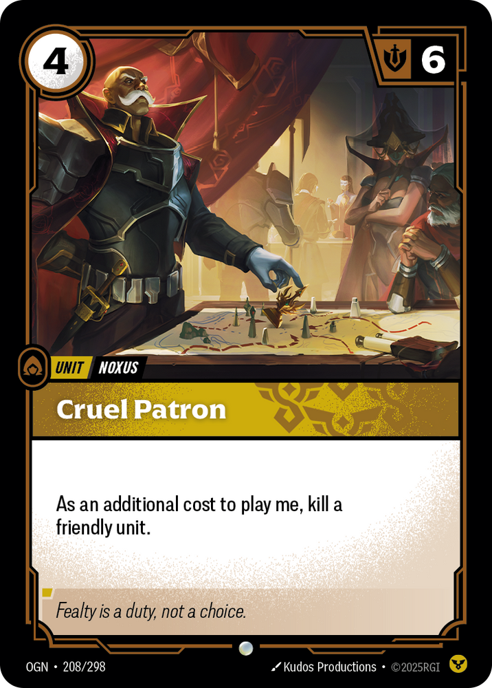 Cruel Patron (Origins - 208-298)