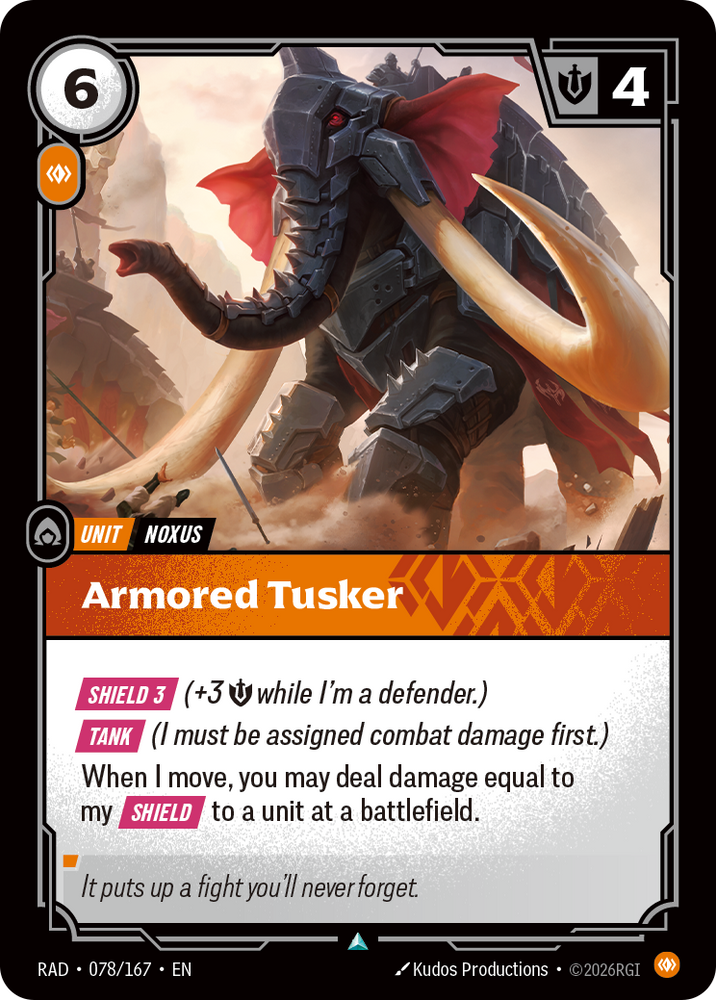 Armored Tusker (Radiance - 078-167)