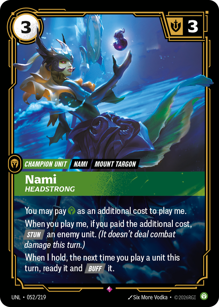 Nami, Headstrong (Unleashed - 052-219)