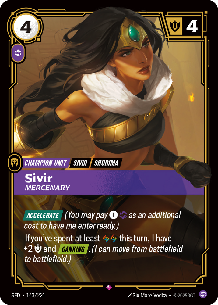 Sivir, Mercenary (Spiritforged - 143-221)