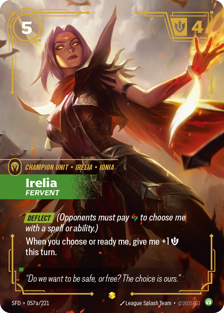 Irelia, Fervent (Spiritforged - 057a-221)