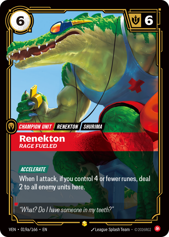 Renekton, Rage Fueled (Vendetta - 019a-166)