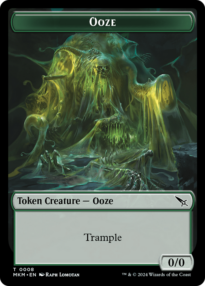 Ooze Token [Murders at Karlov Manor Tokens]