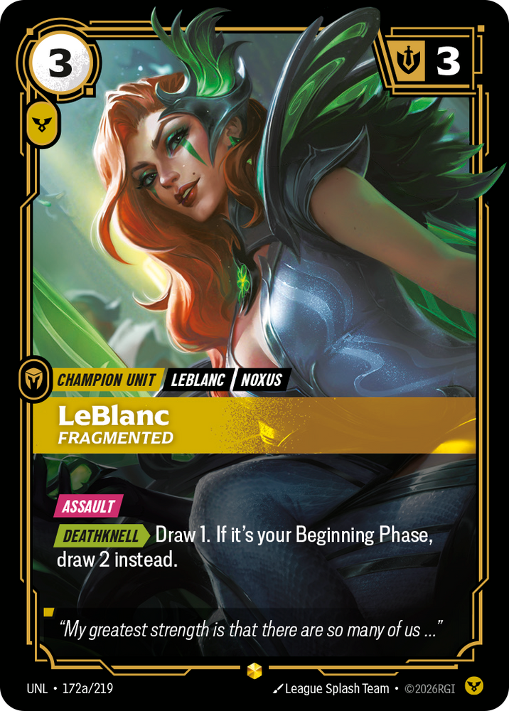 LeBlanc, Fragmented (Unleashed - 172a-219)