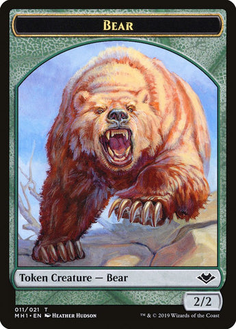 Illusion // Bear Double-Sided Token [Modern Horizons Tokens]