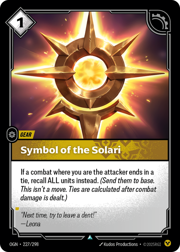 Symbol of the Solari (Origins - 227-298)
