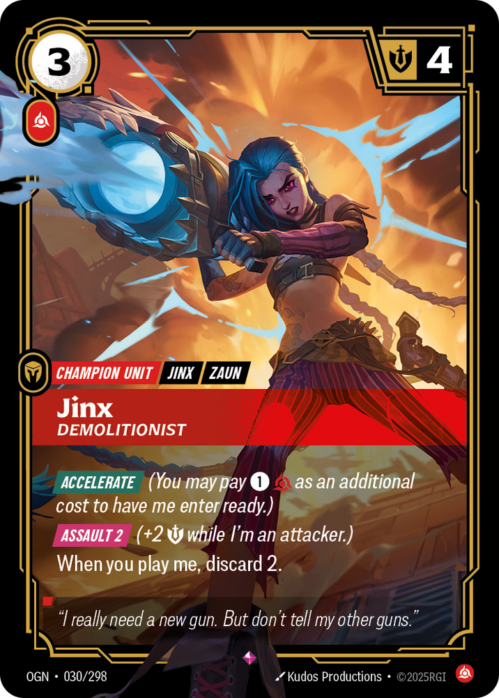Jinx, Demolitionist (Origins - 030-298)