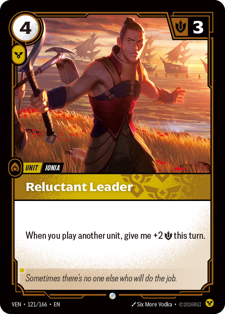 Reluctant Leader (Vendetta - 121-166)