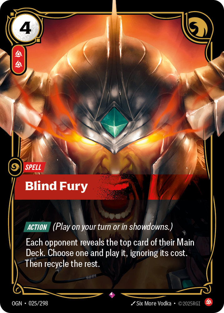 Blind Fury (Origins - 025-298)