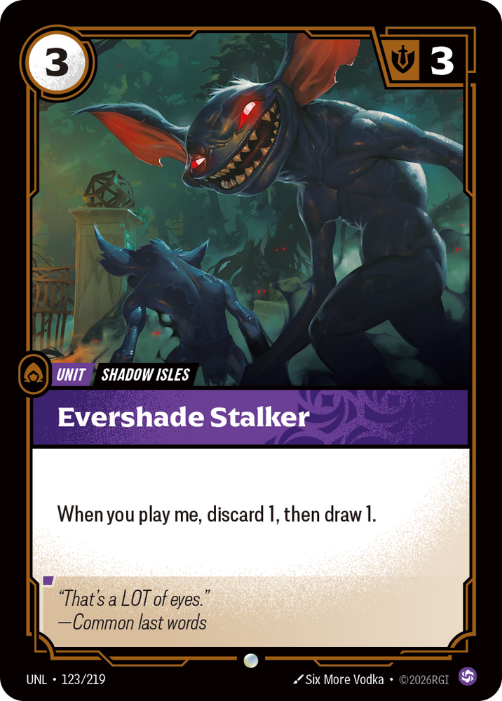 Evershade Stalker (Unleashed - 123-219)