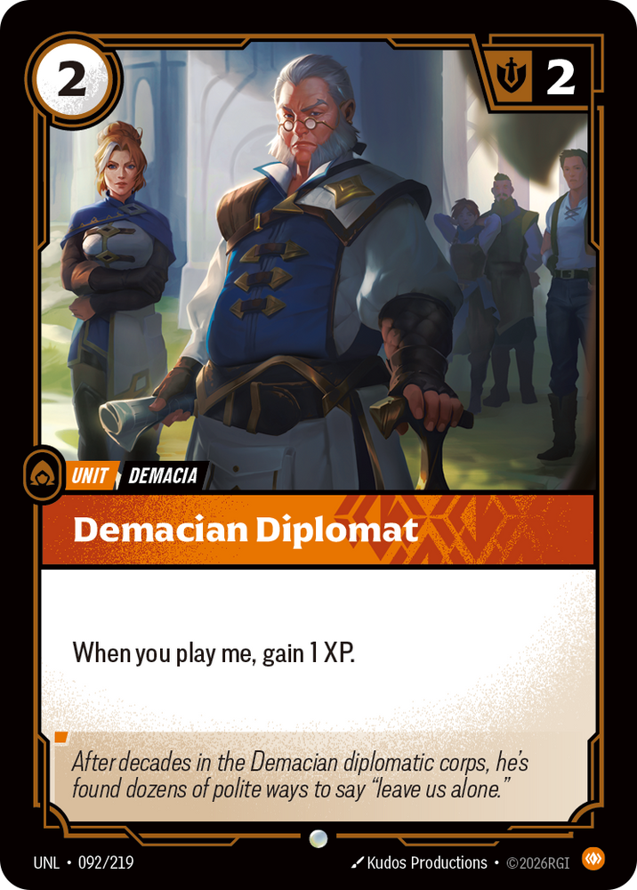 Demacian Diplomat (Unleashed - 092-219)