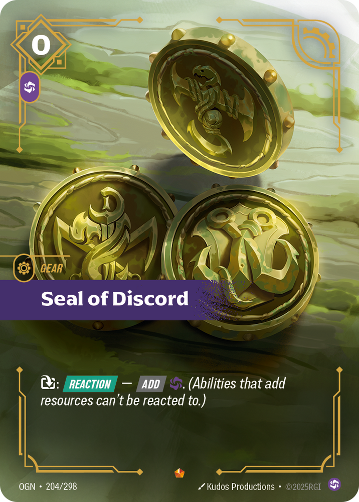 Seal of Discord (Origins - 204-298)