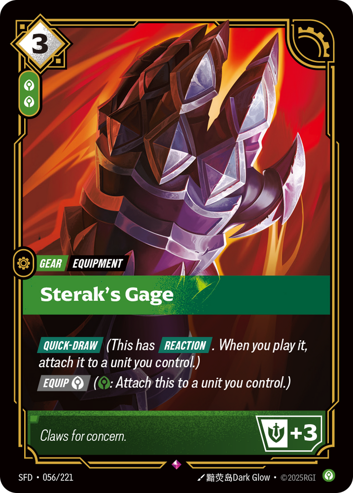 Sterak's Gage (Spiritforged - 056-221)