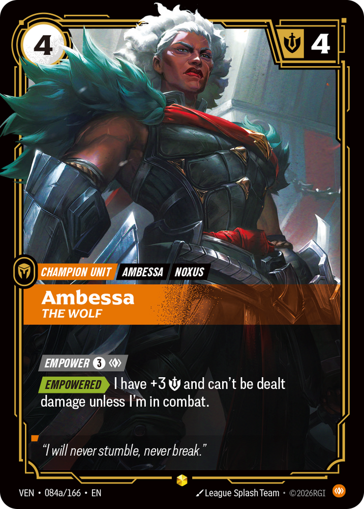 Ambessa, The Wolf (Vendetta - 084a-166)