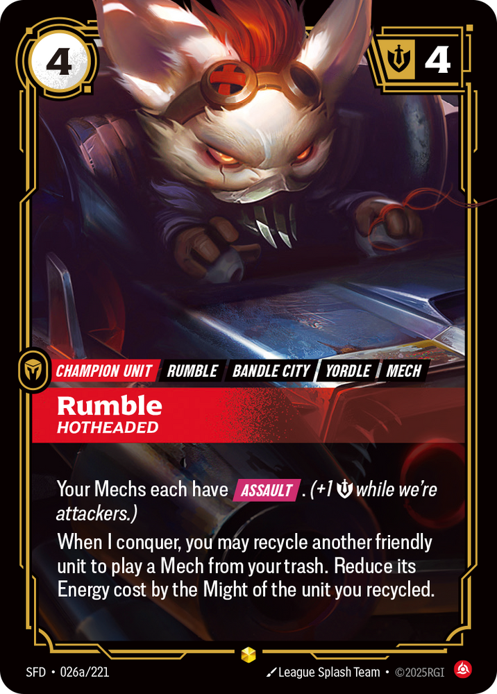 Rumble, Hotheaded (Spiritforged - 026a-221)