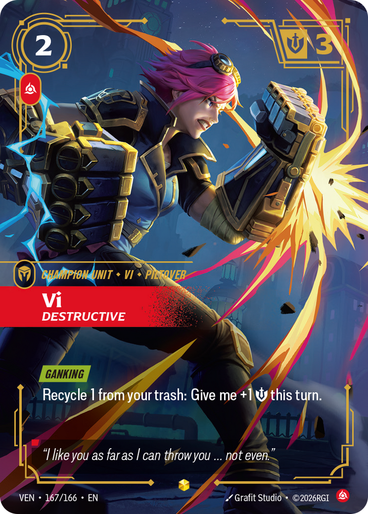 Vi, Destructive (Vendetta - 167-166)