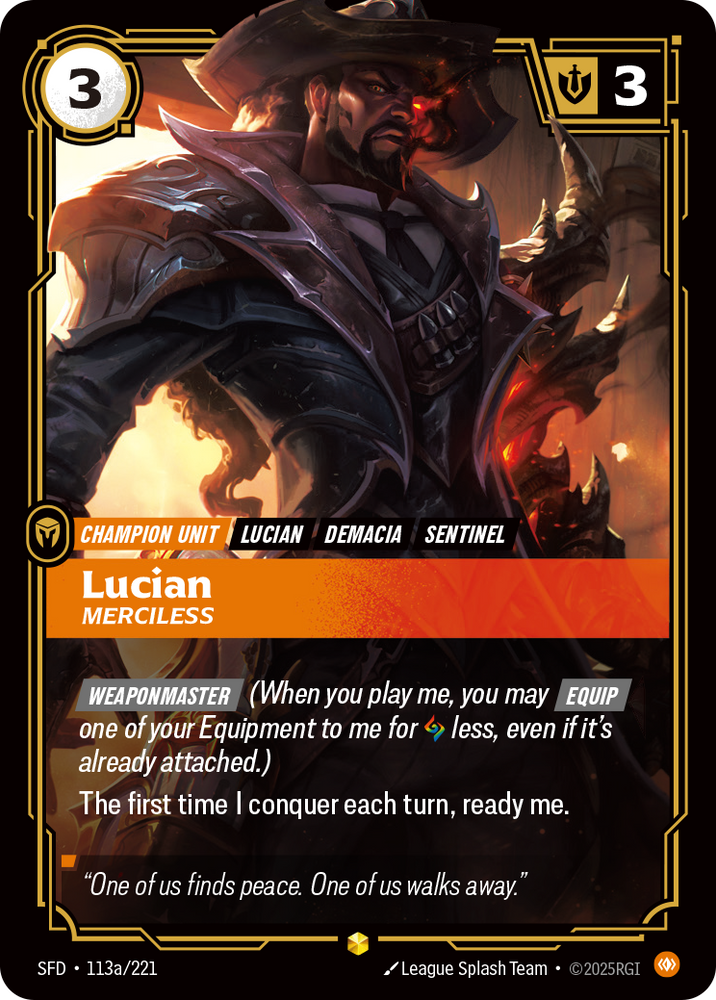 Lucian, Merciless (Spiritforged - 113a-221)