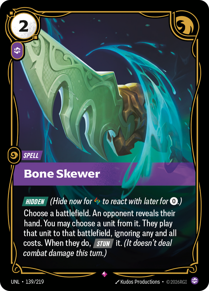Bone Skewer (Unleashed - 139-219)