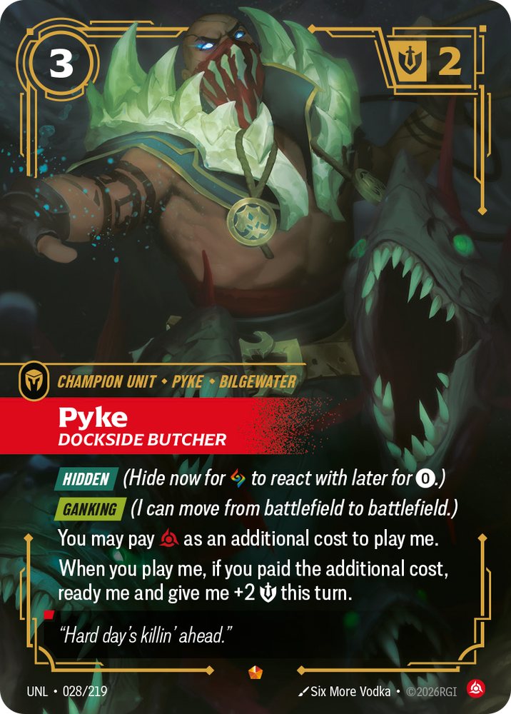 Pyke, Dockside Butcher (Unleashed - 028-219)