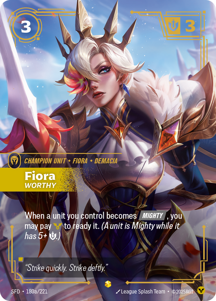 Fiora, Worthy (Spiritforged - 180a-221)