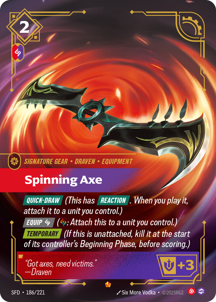 Spinning Axe (Spiritforged - 186-221)