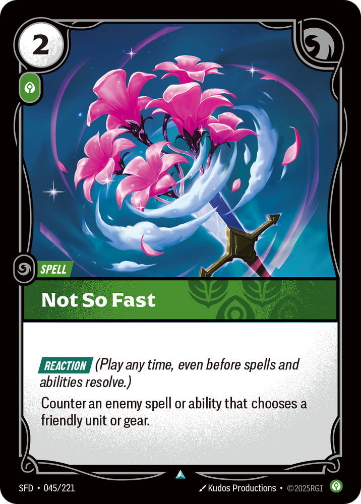 Not So Fast (Spiritforged - 045-221)
