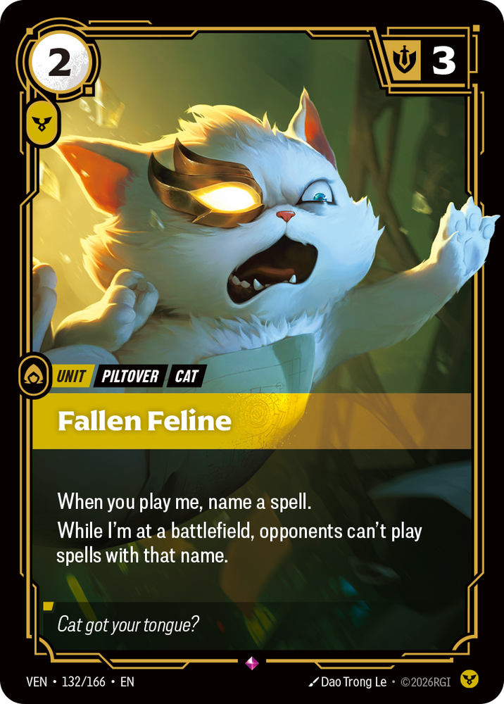 Fallen Feline (Vendetta - 132-166)