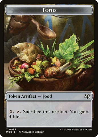 Food Token [March of the Machine Commander Tokens]