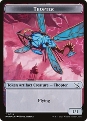 Soldier // Thopter Double-Sided Token [March of the Machine Tokens]