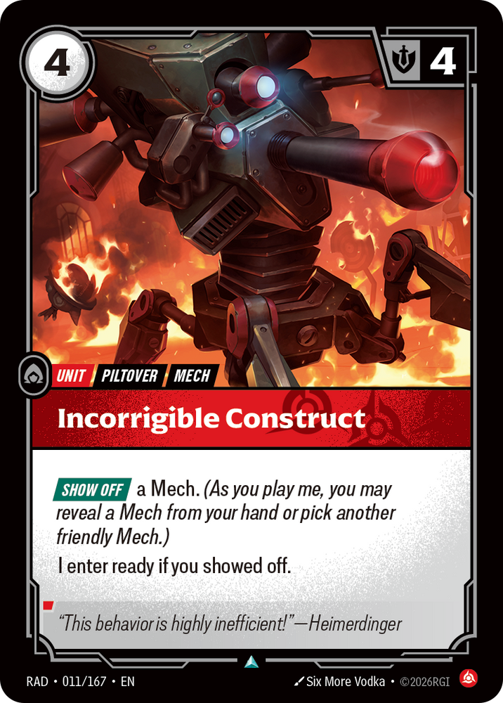 Incorrigible Construct (Radiance - 011-167)