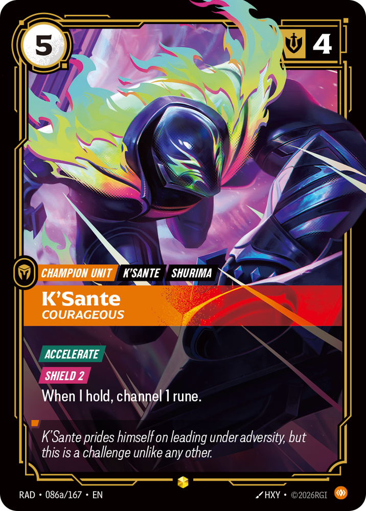 K'Sante, Courageous (Radiance - 086a-167)