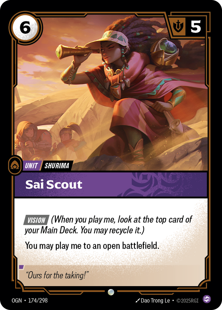 Sai Scout (Origins - 174-298)
