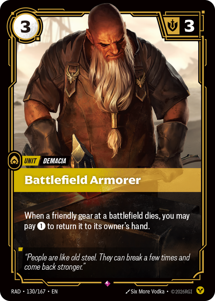Battlefield Armorer (Radiance - 130-167)