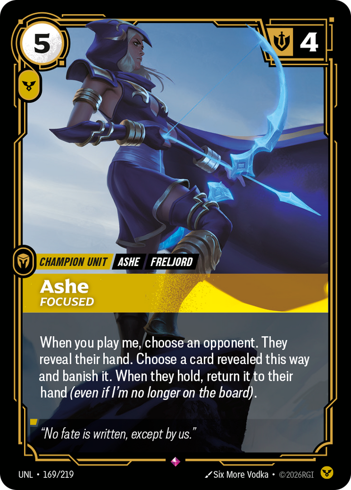 Ashe, Focused (Unleashed - 169-219)