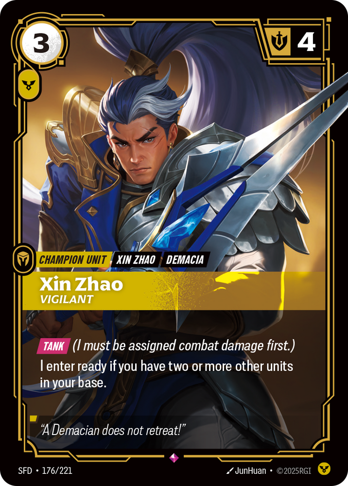 Xin Zhao, Vigilant (Spiritforged - 176-221)